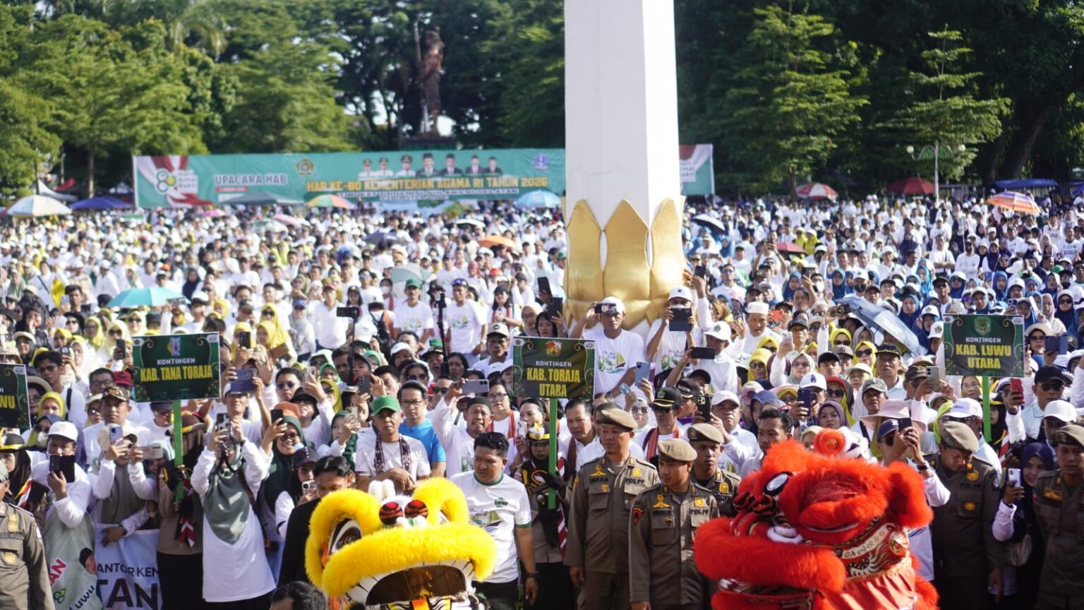 38 Ribu Peserta Ramaikan HAB Kemenag Sulsel di Bone